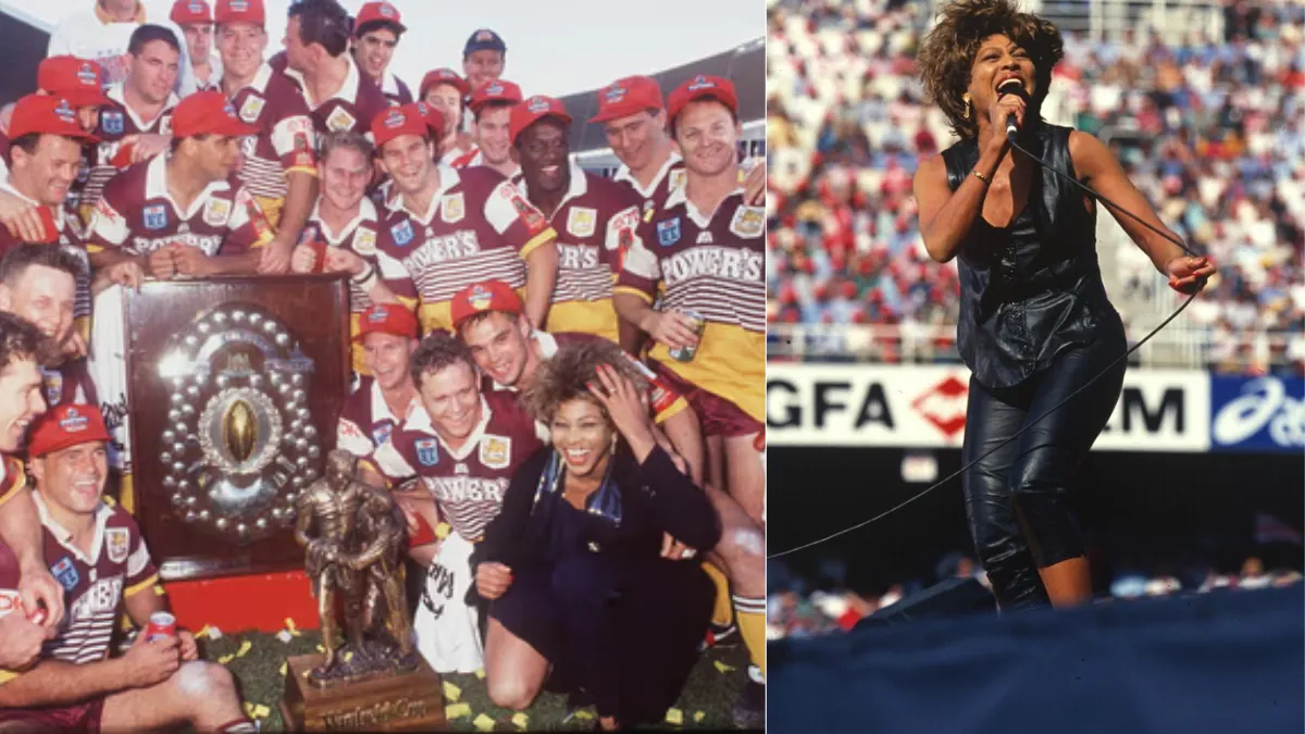 NRL Grand Final tribute to the late Tina Turner